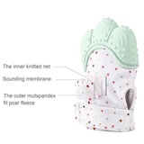 Comfortable Baby Teether Glove Mitt Toy