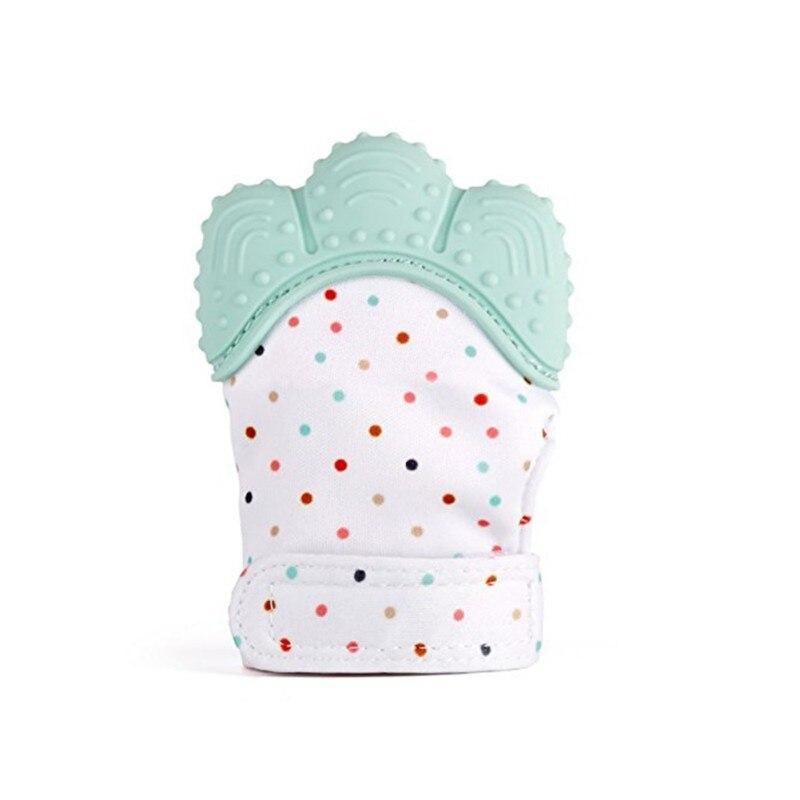 Comfortable Baby Teether Glove Mitt Toy