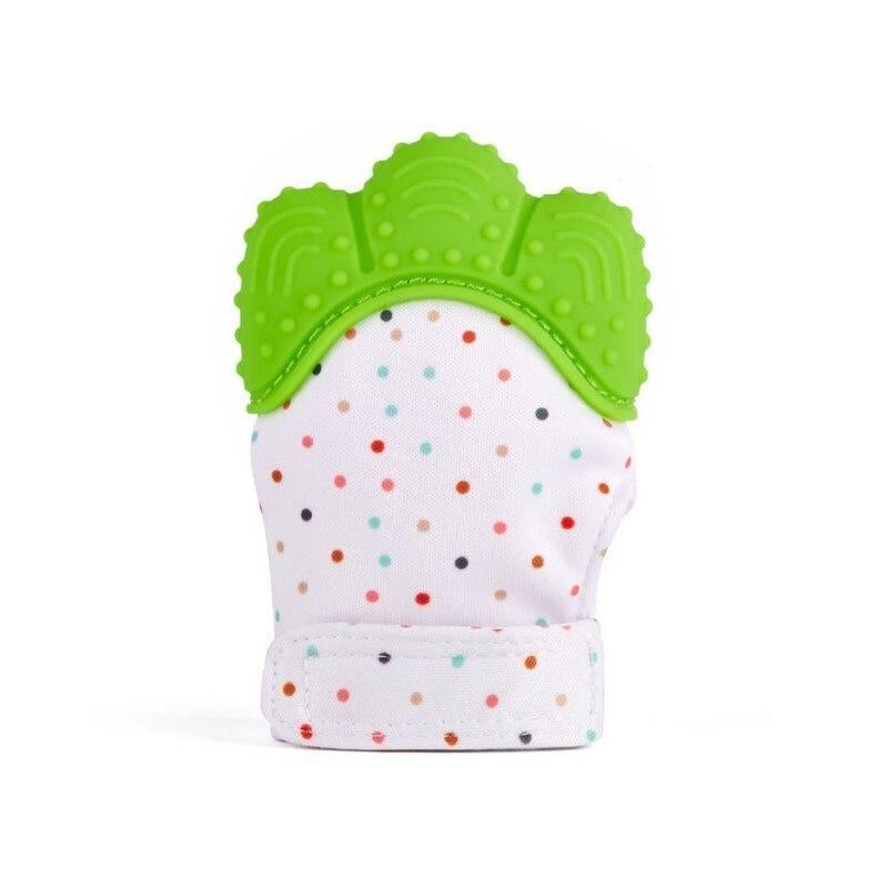 Comfortable Baby Teether Glove Mitt Toy